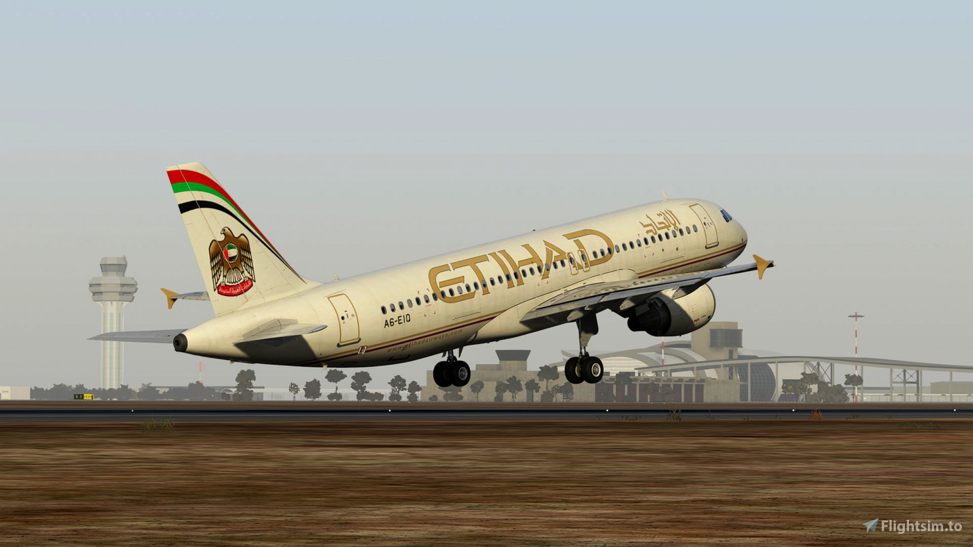 Etihad A6-EIQ - Fenix A320 for Microsoft Flight Simulator | MSFS