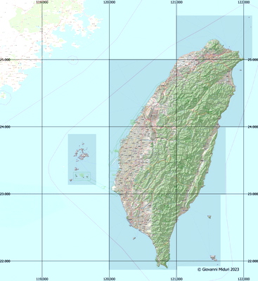 ETM10 Enhanced Terrain Mesh 10m for Formosa Island (Taiwan), Penghu Islands and Orchid Island - for Microsoft Flight Simulator