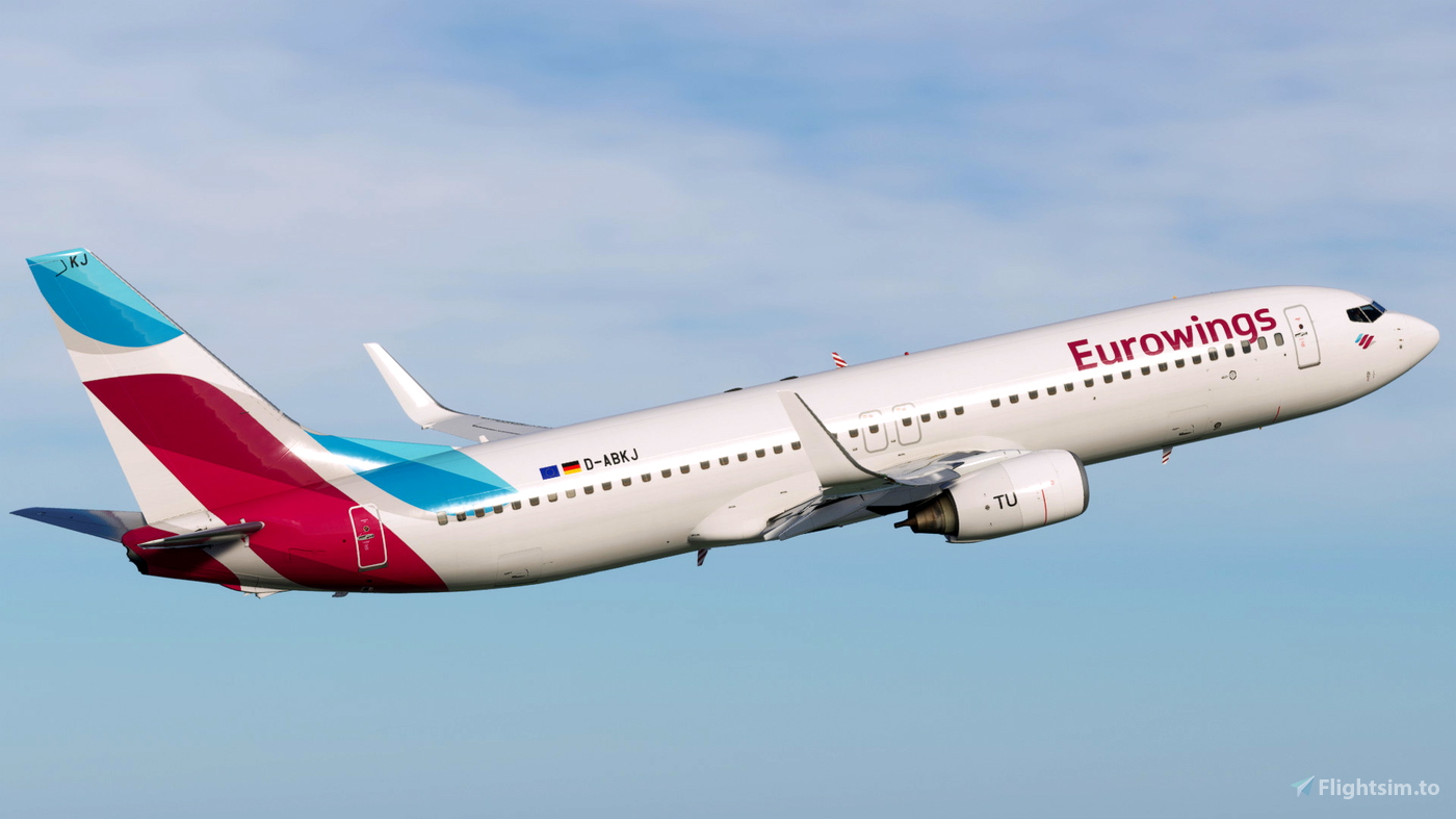 Eurowings (Op. by TUI) Fleet PMDG 737800 for Microsoft Flight