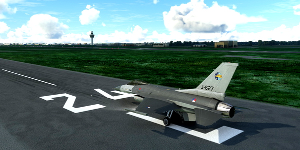 F-16C Royal Dutch Air Force 306 squadron J-627 - for Microsoft Flight Simulator