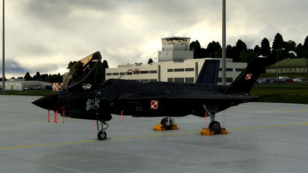 F-35A Polish Air Force (2 liveries)(coloured and grey chessboard) - for Microsoft Flight Simulator