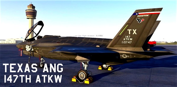 F-35A Texas ANG 147th ATKW (Fictional) - for Microsoft Flight Simulator