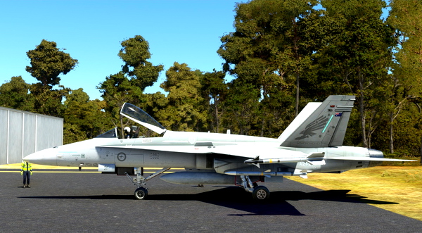 F/A-18A Hornet RAAF 3rd Squadron A21-21. - for Microsoft Flight Simulator