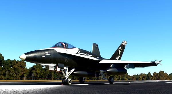 F/A-18A Hornet RAAF A21-18 "75th squadron" - for Microsoft Flight Simulator