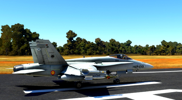 F/A-18A Hornet SASF Ala 12 12-09 - for Microsoft Flight Simulator