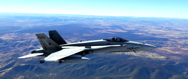 F/A-18A Hornet SASF Ala 12 12-17 - for Microsoft Flight Simulator