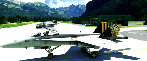 F/A-18C Legacy Hornet J-5011 Tigers c.2020 Staffel 11 - for Microsoft Flight Simulator