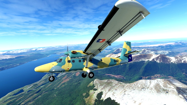 FACH-942 - Fuerza Aérea de Chile-DHC6-300_Wheels_Pax - for Microsoft Flight Simulator