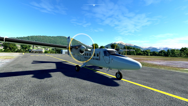 FACH-946 - Fuerza Aérea de Chile-DHC6-300_Wheels_Pax - for Microsoft Flight Simulator