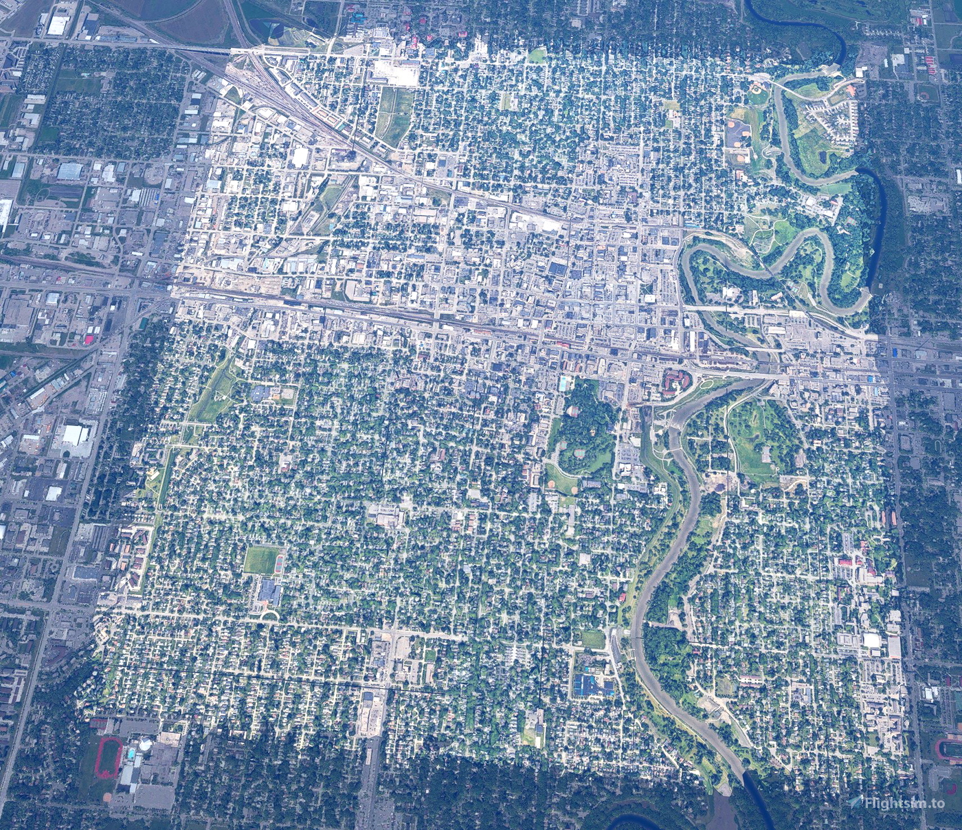 Fargo ND USA for Microsoft Flight Simulator MSFS