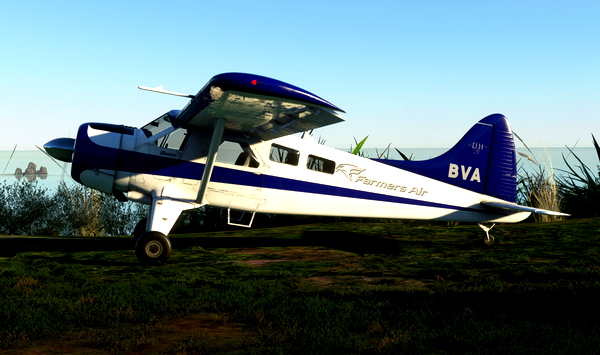 Farmers Air ZK-BVA (New Zealand) | BlackbirdSims De Havilland DHC-2 Beaver - for Microsoft Flight Simulator