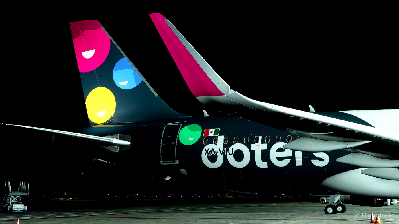 FBW A32NX Viva Aerobus (XAVIU / Doters Livery) for Microsoft Flight