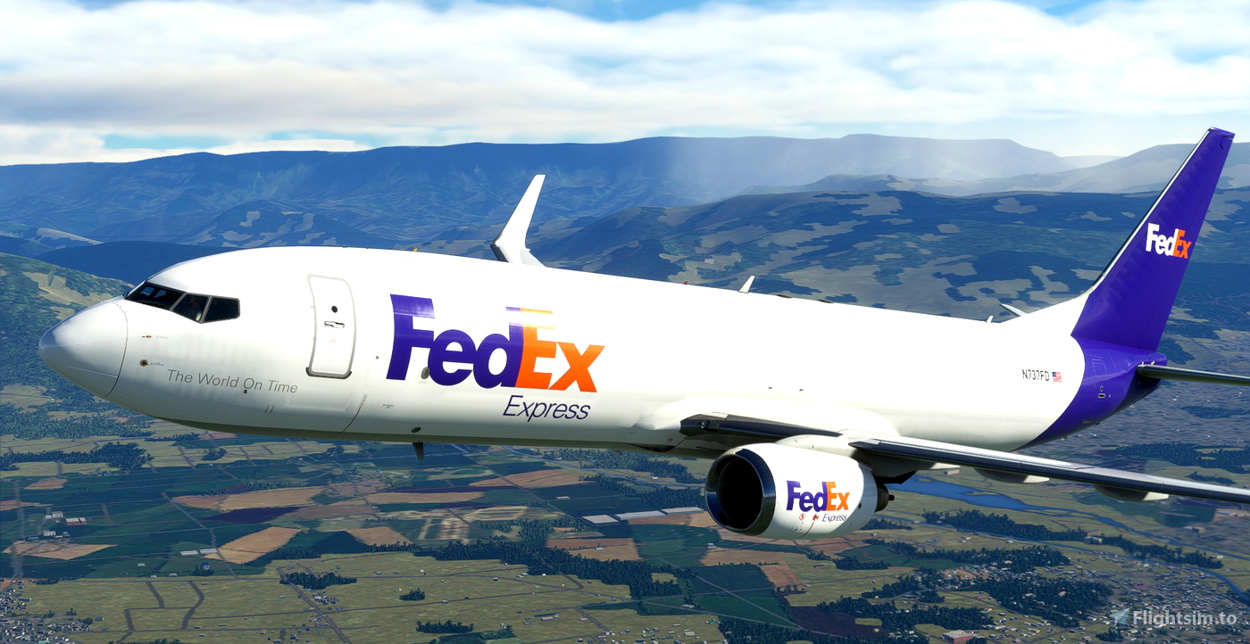 FedEx / Federal Express PMDG B737-800BCF for Microsoft Flight Simulator ...