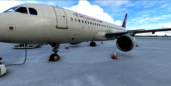Fenix A-320 Excalibur Airways G-SCSR - for Microsoft Flight Simulator