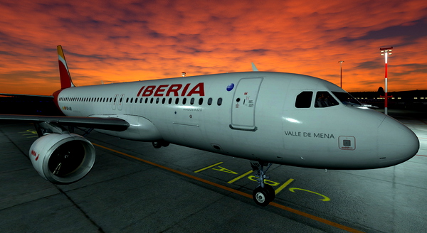Fenix A320 │ Iberia │ EC-LVD - for Microsoft Flight Simulator