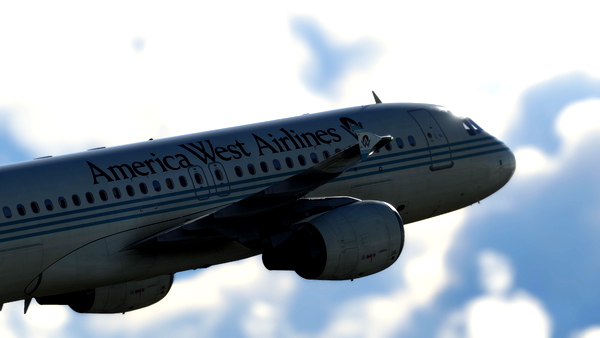 Fenix a320 America West Airlines - Retro - for Microsoft Flight Simulator