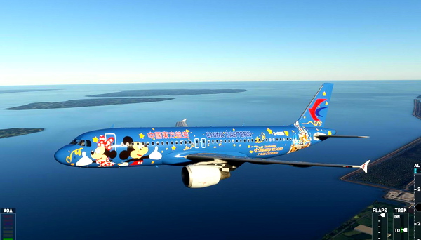 Fenix A320 China Eastern B-6635 Disney - for Microsoft Flight Simulator