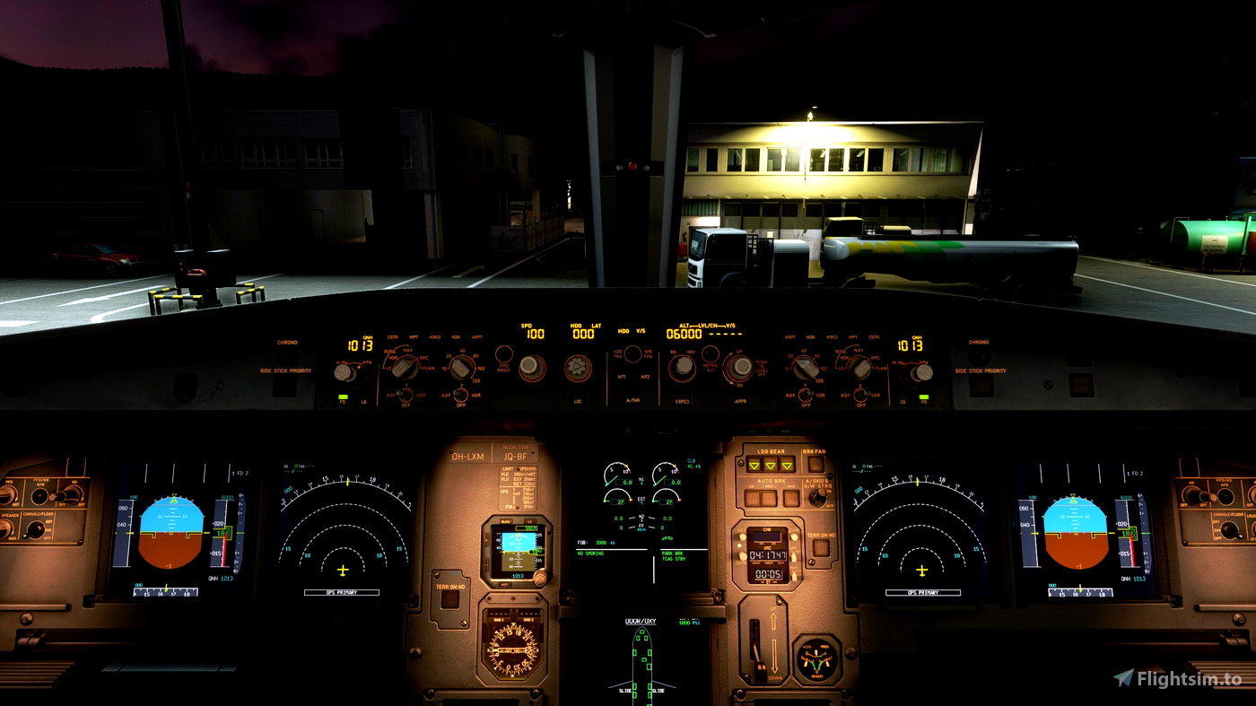 Fenix A320 Dark AutoPilot Panel [OBSOLETE] for Microsoft Flight