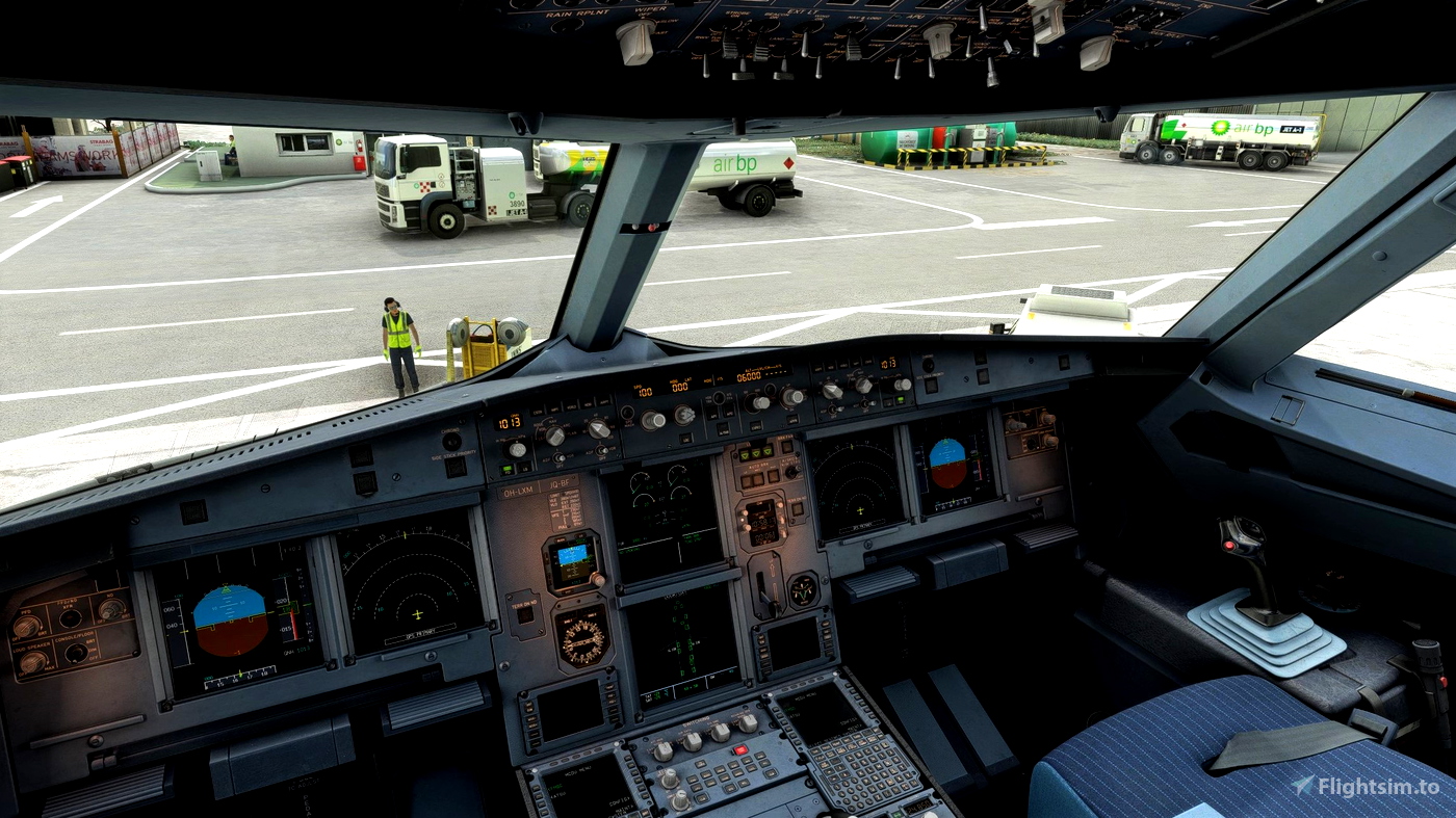 Fenix A320 Dark AutoPilot Panel [OBSOLETE] for Microsoft Flight