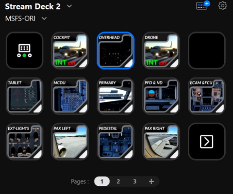 FENIX A320 ICONS for STREAMDECK (v2.0) - for Microsoft Flight Simulator