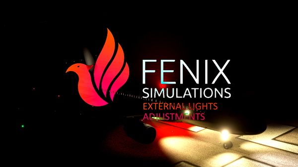 FenixSim A320 - External Lights Adjustments - for Microsoft Flight Simulator