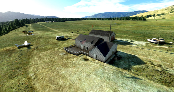 Flat Creek Field (05WN) - for Microsoft Flight Simulator