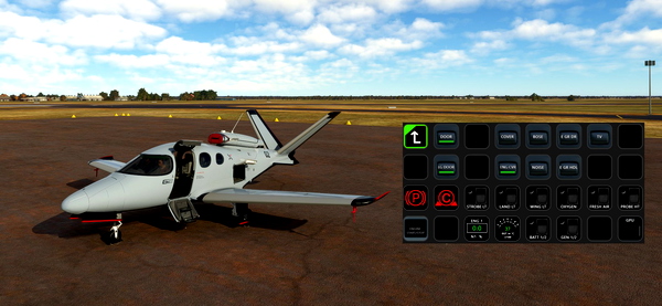 FlightFX Cirrus SF50 Vision AAO Scripts & StreamDeck XL Profile - for Microsoft Flight Simulator
