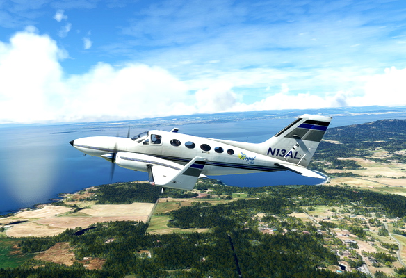 Flkysimware Cessna 414 Chancellor Regal Air - for Microsoft Flight Simulator