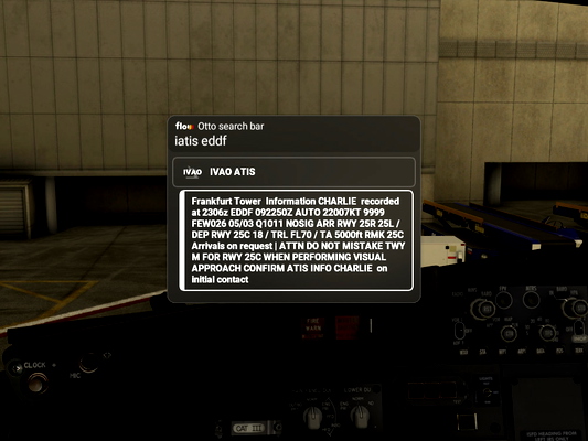 Flow IVAO ATIS - for Microsoft Flight Simulator