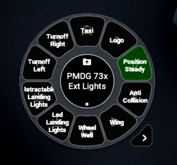 Flow Pro Script for PMDG 73x External Lights - for Microsoft Flight Simulator