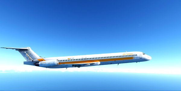 Fly The Maddog X MD-82 - AIRLINCE EC-VCF - for Microsoft Flight Simulator