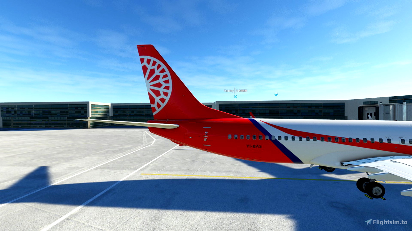 Flybaghdad YI-BAS 737-800 for Microsoft Flight Simulator | MSFS