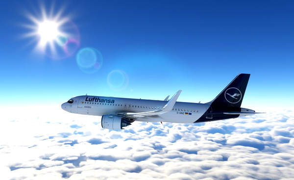 FlyByWire Lufthansa (DLH) A320-271N (D-AINZ) Simbrief Airframe Link - for Microsoft Flight Simulator