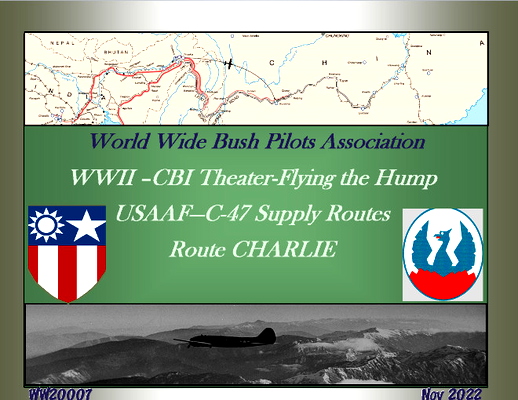 Flying the Hump- CBI-C-47 Supply Routes - ROUTE CHARLIE - for Microsoft Flight Simulator