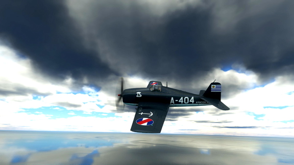FlyingIron F6F-5 Uruguayan Navy 1960 - for Microsoft Flight Simulator