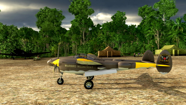 FlyingIron P-39L Outcasts ODF-101 Warbird Wednesday Livery - for Microsoft Flight Simulator