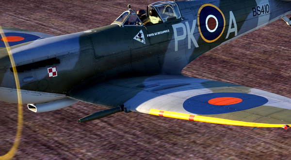 FlyingIron SpitfireIX Repaint Livery: G-TCHI - for Microsoft Flight Simulator