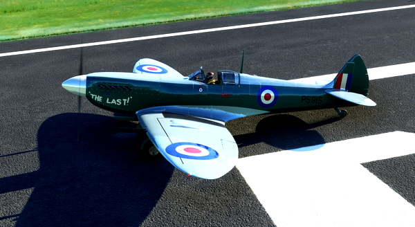 FlyingIron SpitfireIX Repaint Livery: PR.XIX PS915 'The Last' - for Microsoft Flight Simulator