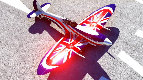 FlyingIron SpitfireIX Repaint Livery: Union Jack - for Microsoft Flight Simulator