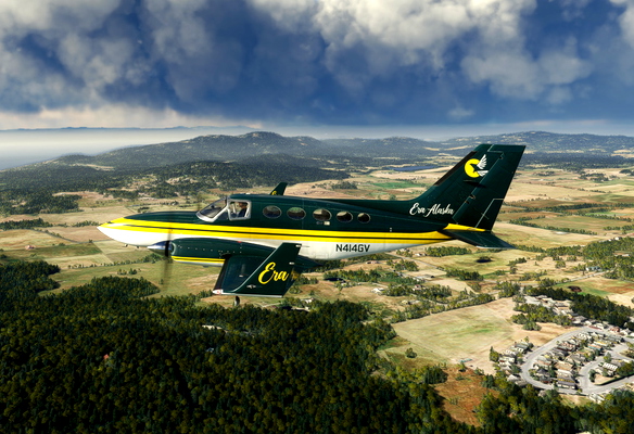Flysimware Cessna 414 Chancellor Era Alaska - for Microsoft Flight Simulator