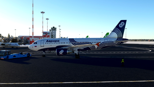 FSLTL Aurora (Airbus A319, DHC-8-400) patch - for Microsoft Flight Simulator