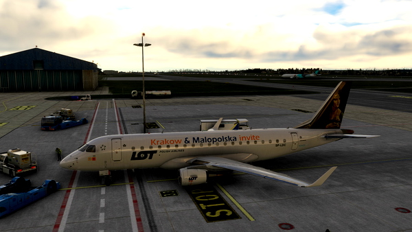 FSS - E-Jets 175 LOT Polish Airlines Krakow & Malopolska - for Microsoft Flight Simulator