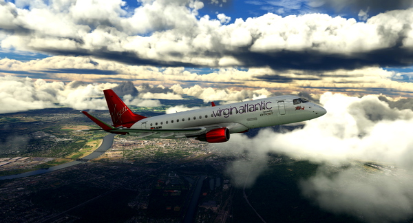FSS E-175 Virgin Atlantic Livery D-AEMC - for Microsoft Flight Simulator