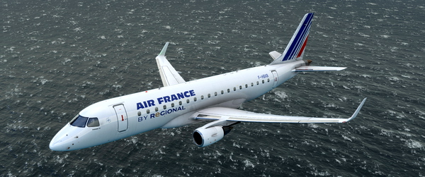 FSS E175 - Air France F-HBXB 2008 - for Microsoft Flight Simulator
