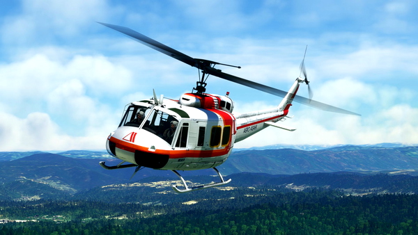 Fuji Bell 204/205 Aeroasahi JA6027 - for Microsoft Flight Simulator