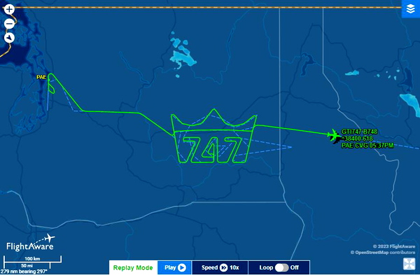 Full last 747 flight plan - for Microsoft Flight Simulator