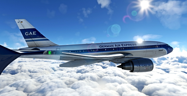German Air Express VA - iniBuilds A310 Livery Pack - for Microsoft Flight Simulator