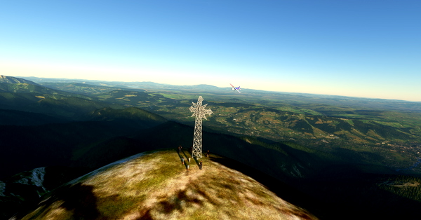 Giewont cross - for Microsoft Flight Simulator