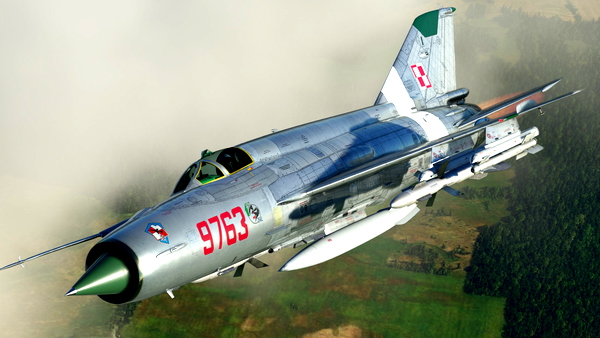 GKS MiG-21 "9763" Polish Air Force - for Microsoft Flight Simulator