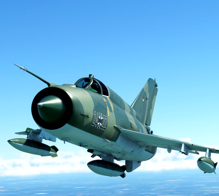GKS MiG-21bis 24+22 Luftwaffe - for Microsoft Flight Simulator